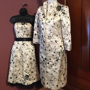 Tibi NWT sz2 strapless dress w/Tibi szXS jacket